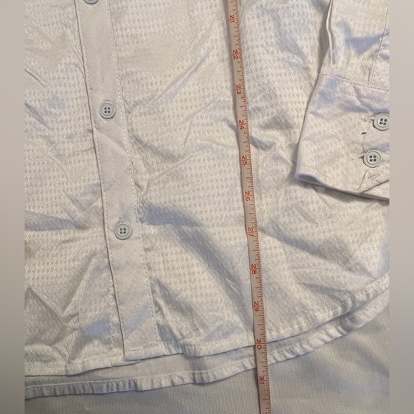NEW L Buckle J.B. Holt Men's White Long Sleeve Shirt Athletic Fit Large Lightwei - Picture 2 of 10